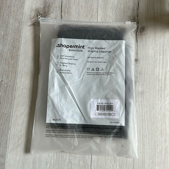 Shapermint Essentials High Waisted‎ Shaping Leggings Black New With Tags - Picture 7 of 7